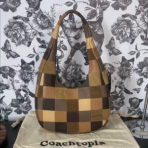 Coachtopia Patchwork Hobo NWT
